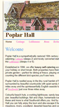 Mobile Screenshot of poplarhallsouthwold.com