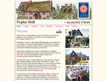 Tablet Screenshot of poplarhallsouthwold.com